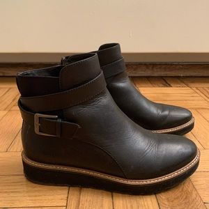 Naturalizer faux leather ankle boots